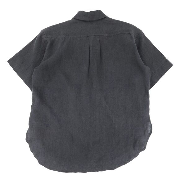 JARBO Big Pocket Linen Button Front Shirt Boyfriend Minimal Lagenlook Resort - Picture 5 of 7